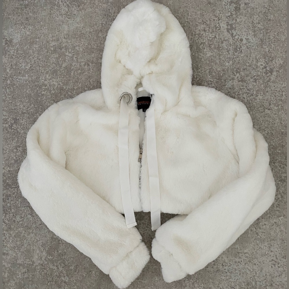 Ambiance Outerwear Faux Fur Jacket (S) NWOT